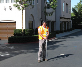 Utility locating using the RD500 in San Francisco, California.